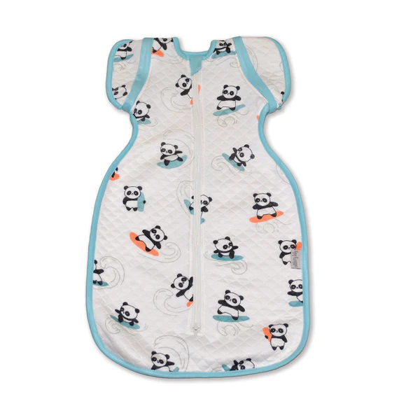 Silkberry Baby SS1031 Bamboo Newborn Cocoon Sack 1Tog Surfs Up Panda Print
