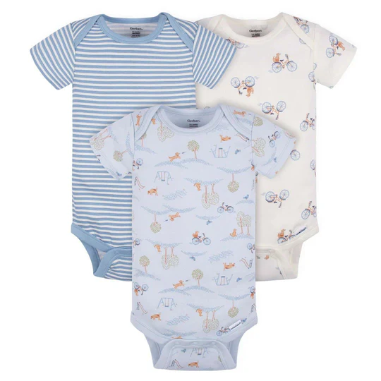 Gerber Baby Onesies Bodysuit 3 Pack