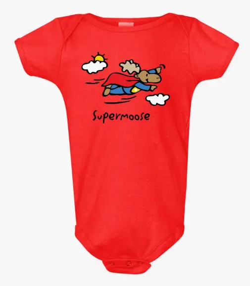 Onesie - GGS 2281 Super Moose - Red