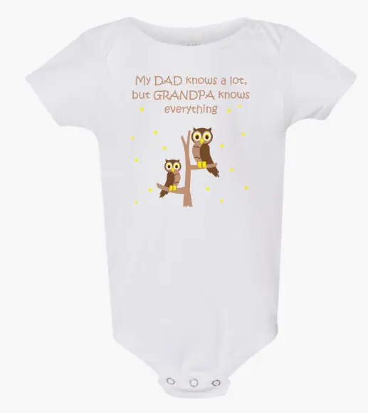 Onesie - GGS 2272 Grandpa Knows Everything (6M)