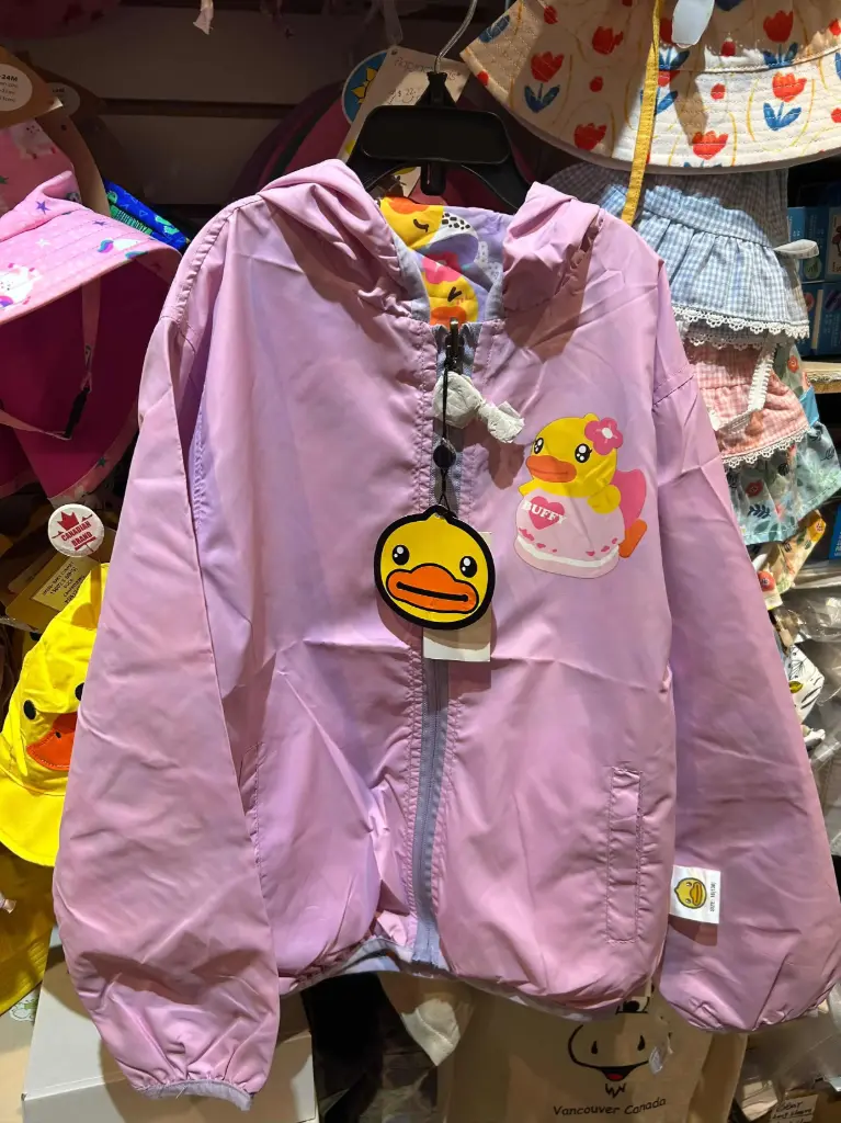 B.Duck Reversible Wind Jacket WBC19122BD Purple