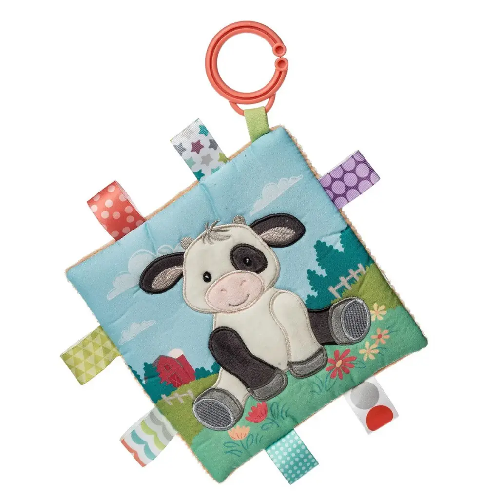 Mary Meyer Taggies Crinkle Me -Buttercup Cow