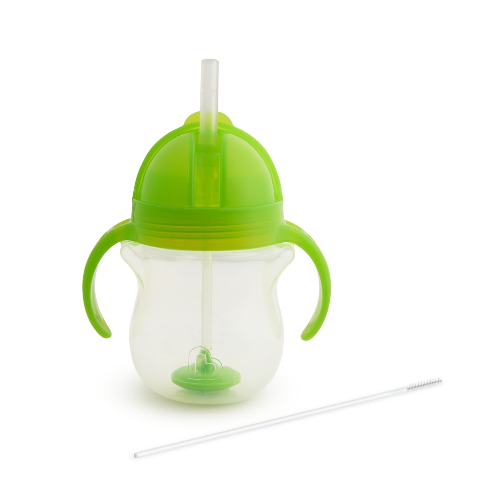 Munchkin 1PK Angle Straw Cup - Green