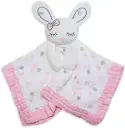 Lulujo Muslin Lovey - Pink Bunny
