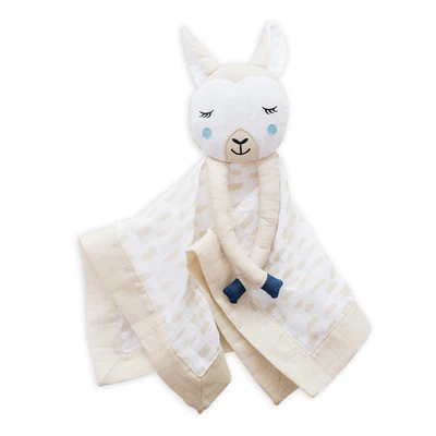 Lulujo Muslin Lovey - Lama