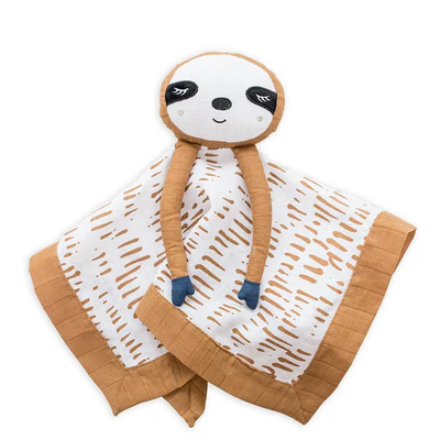 Lulujo Muslin Lovey - Sloth