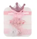 Baby Headband Crown 3PK - Pink