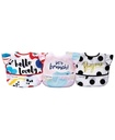 Mess-proof Easy Bib 3PK - Girl Set