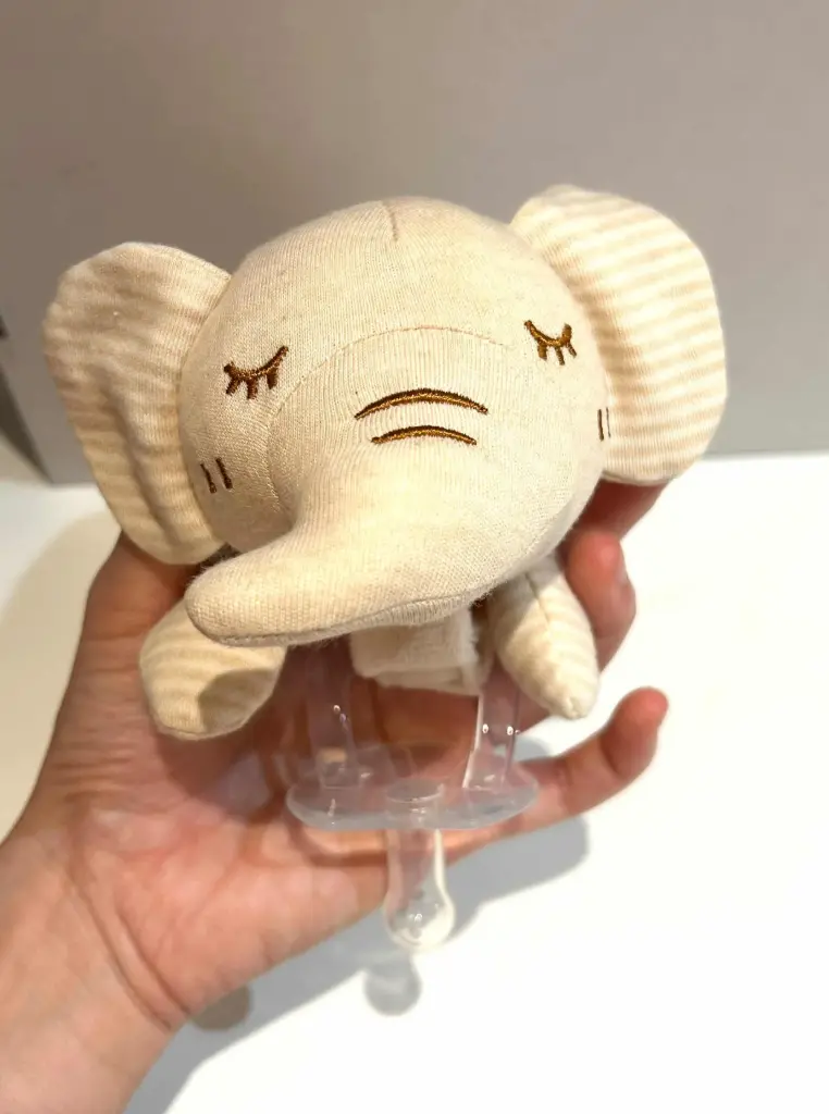 Kakiblin Organic Cotton Animal Pacifier - Elephant