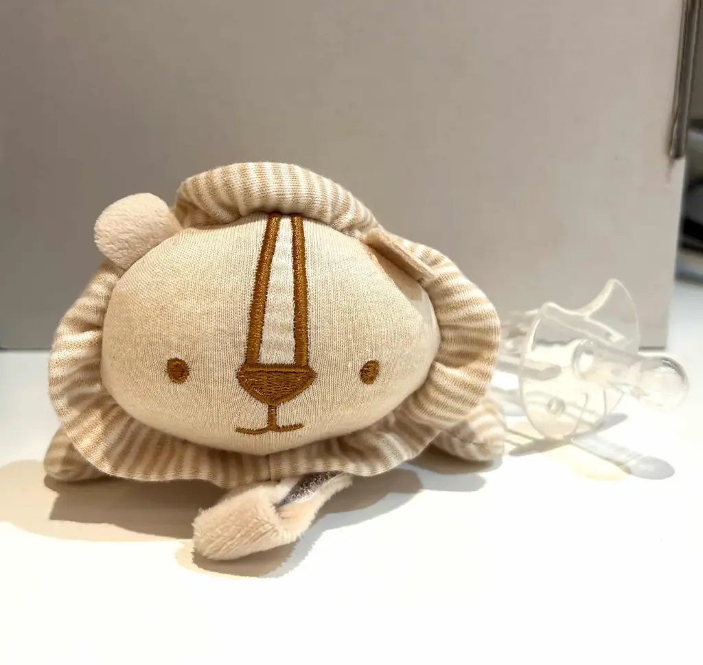 Kakiblin Organic Cotton Animal Pacifier - Lion