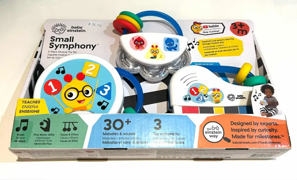 Baby Einstein Small Symphony 3 PC Musical Toy Set