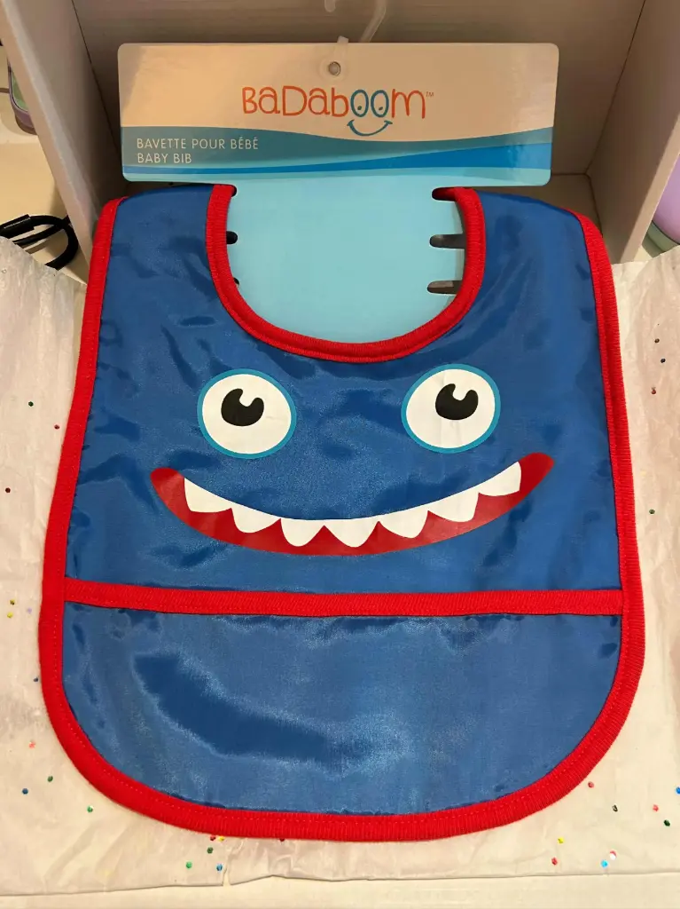 Badaboom Baby Bibs Monster Blue