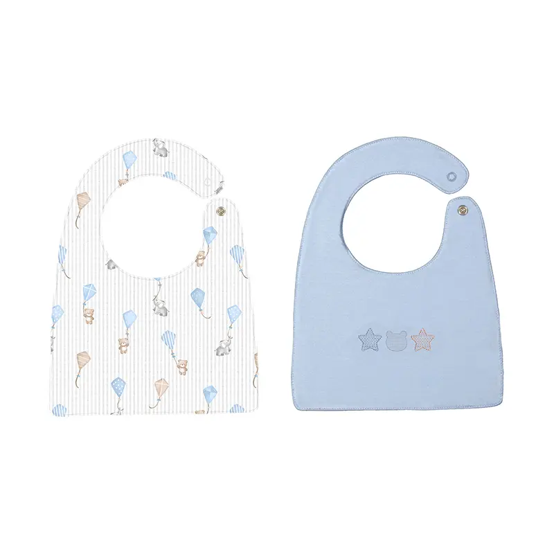 Mayoral  2 Bibs Set - 9876 - Sky (0M)