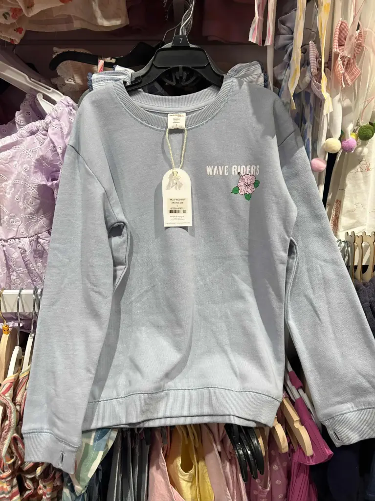 Mandarine & Co Seatshirt Crew Neck French Terry - Arctic Ice (2Y)