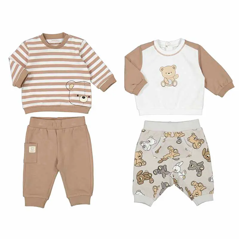 Mayoral Knit Set 1612 - Muffin Stripe