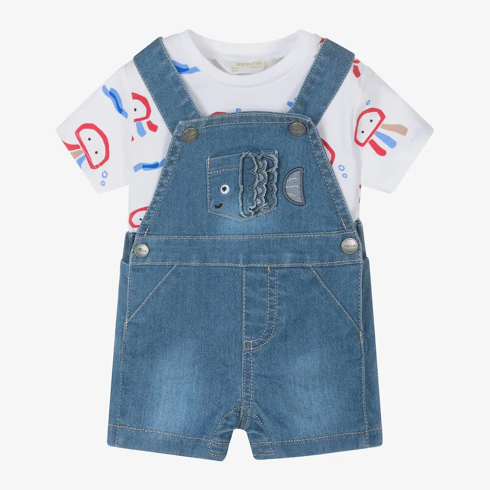 Mayoral Baby Set - Top & Overall 1624 - Mars