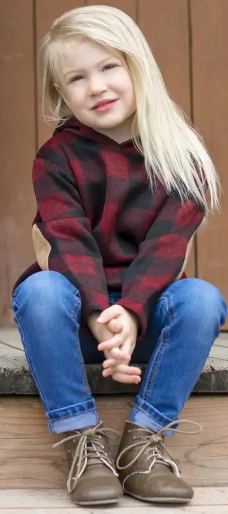 Attraction PLAID BLACK/RED 0608 (2Y)