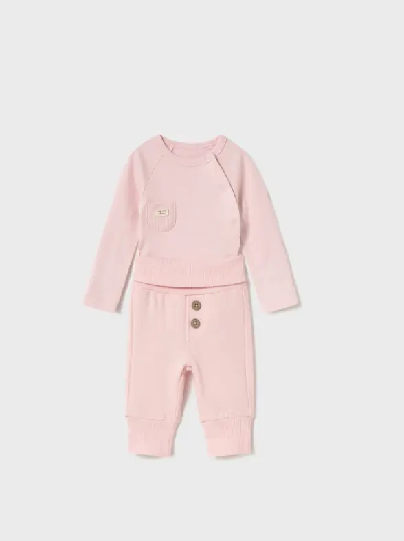 Mayoral Knit set Layette Girl 02638 - Baby Pink