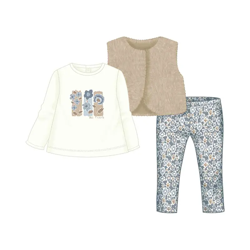 Mayoral Leggings Set 3 Garments 02739 - Blue Bell
