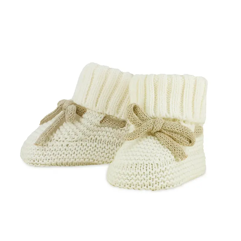 Mayoral Knit Booties 09970 - Natural