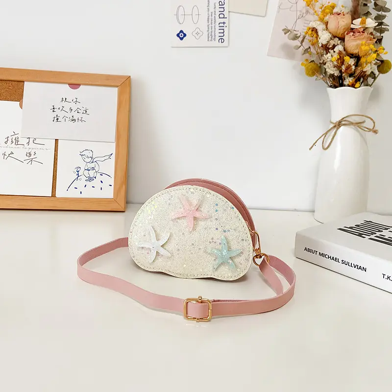 Crossbody Purse Star Fish 1585 - White