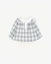 Blara Organic House Checker Girl Bodysuit