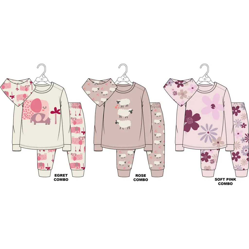MID 1773 & 0773 3PC Set - Soft Pink (3M)