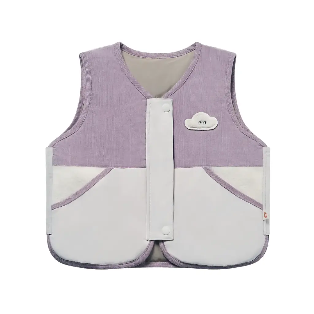 Nest Petite Revery Recycled Polyester + Corduroy Down Vest (18-24M)