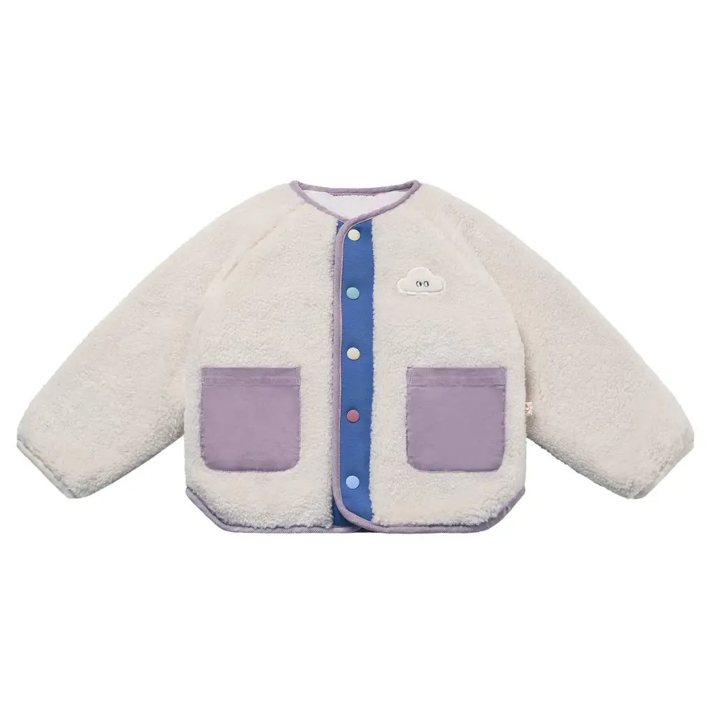 Nest Petite Revery Recycled High Pile Fleece Reversible Jacket
