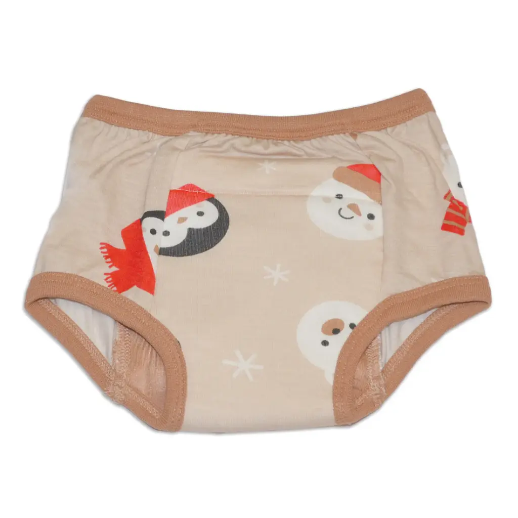 Silkberry Baby Training Pants WF4610 Bamboo (Snowy Faces Print) (18-24M)