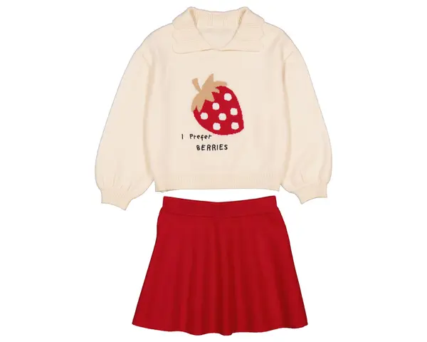 Mayoral Skirt Set 4932 - Rojo (2Y)