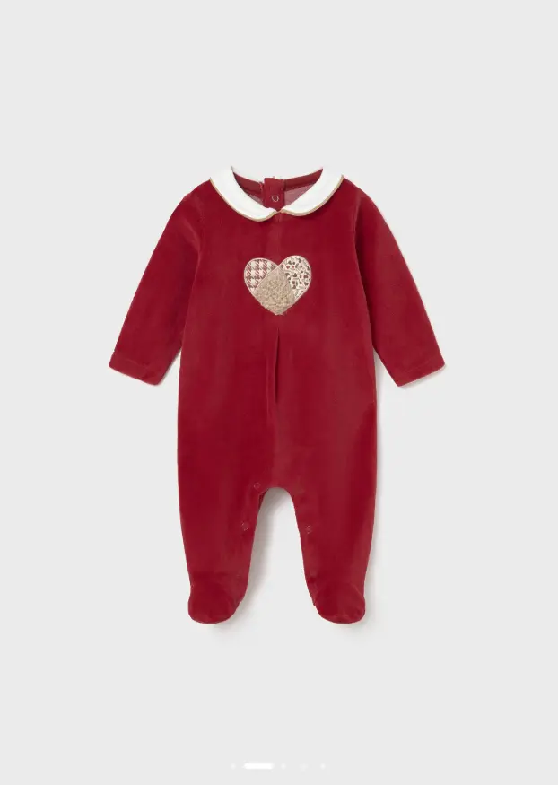 Mayoral  1 Pcs Velour 2702 - Red (0-1M)