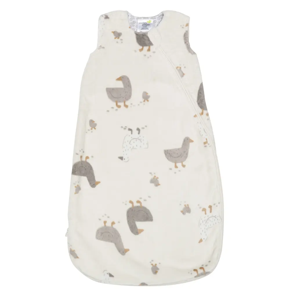 Perlimpinpin Plush Sleep Sack - Geese (0-6M)