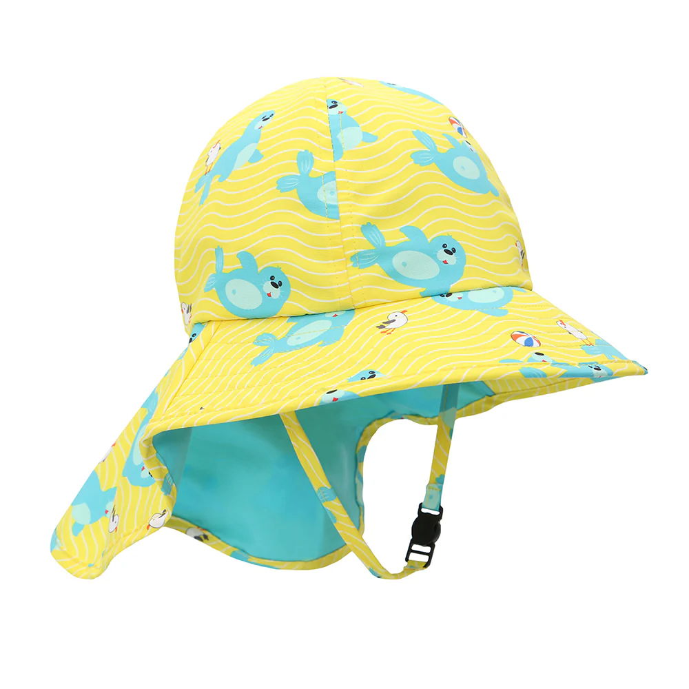 Zoocchini Cape Sun Hat - Seal