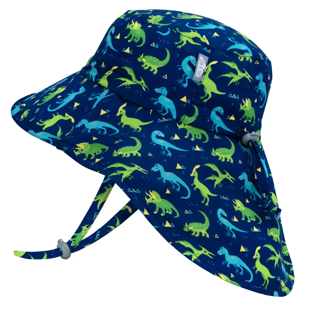 Jan & Jul Aqua Dry Adventure Hat - Dinoland (S 0-6m)