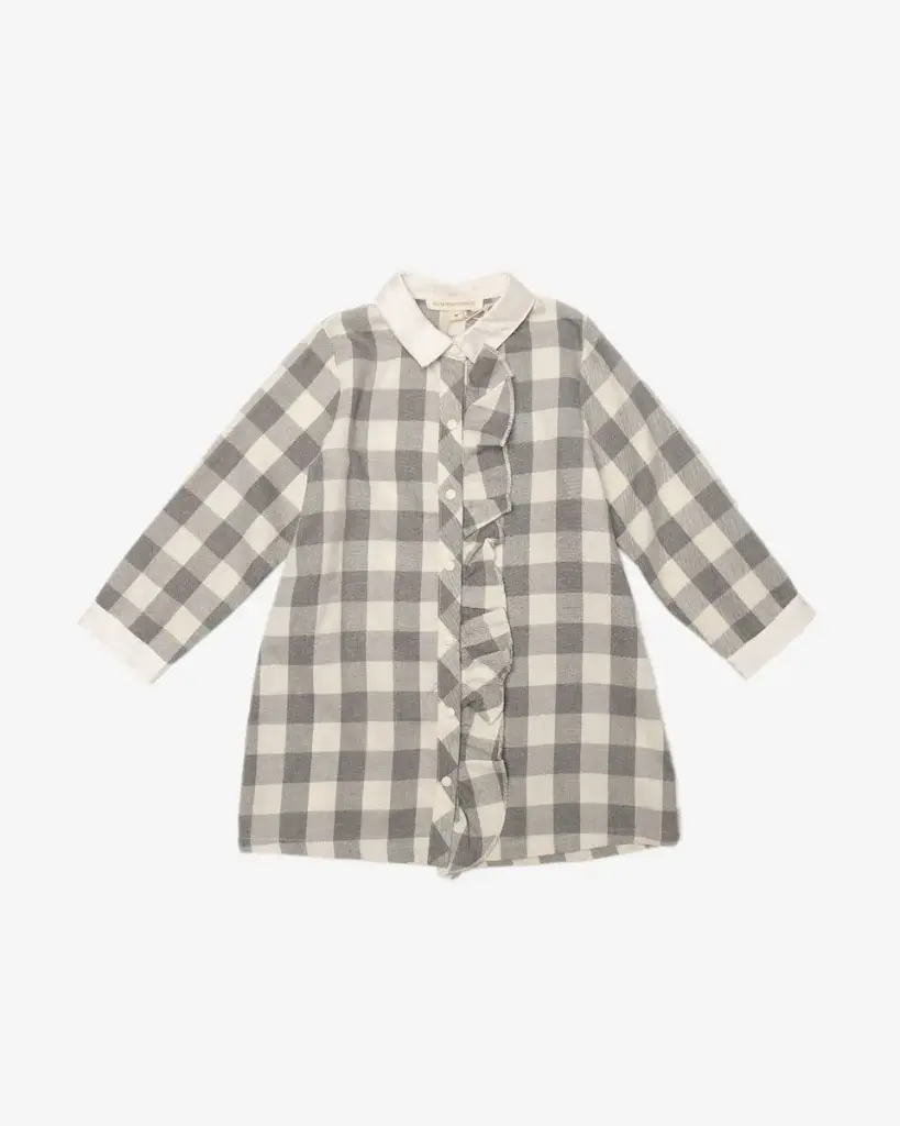 Blara Organic House Ruffle Trim Dress (2Y)