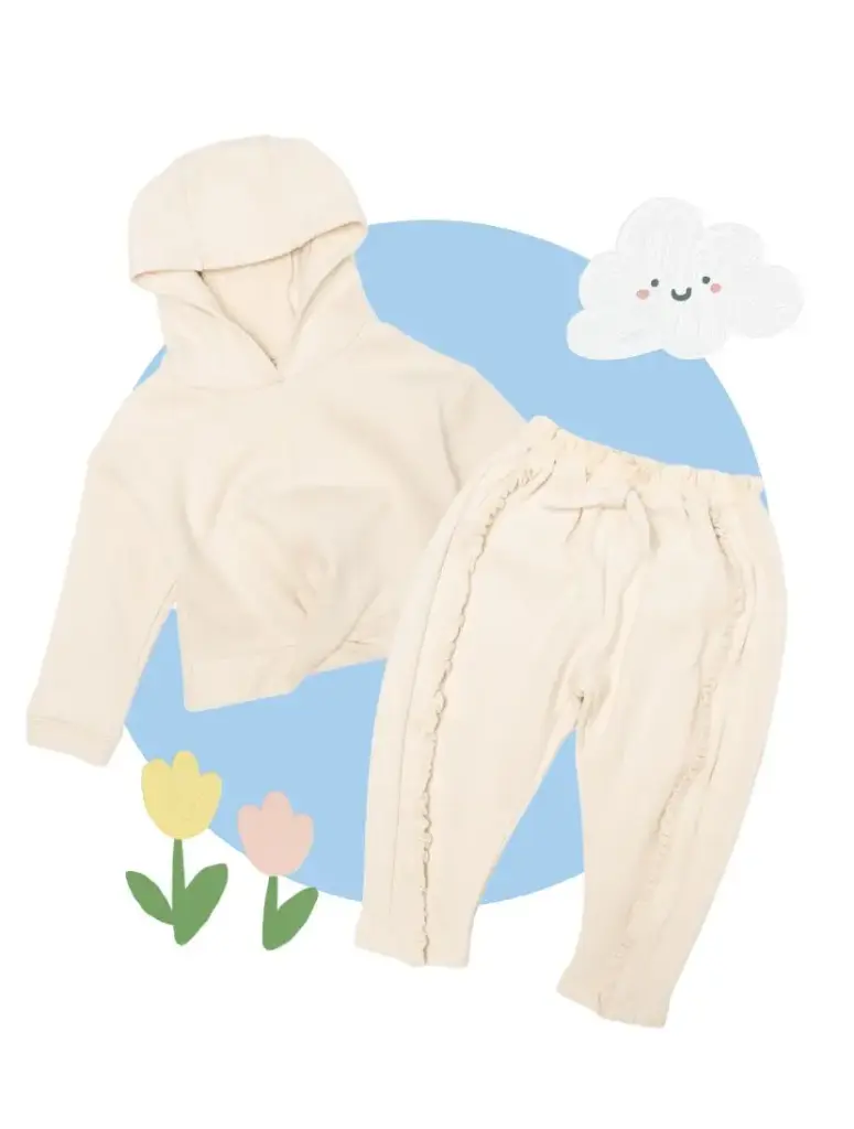 Blara Organic House Casual Suits Bundle (Pack Of 2, Top & Bottom) (2Y)