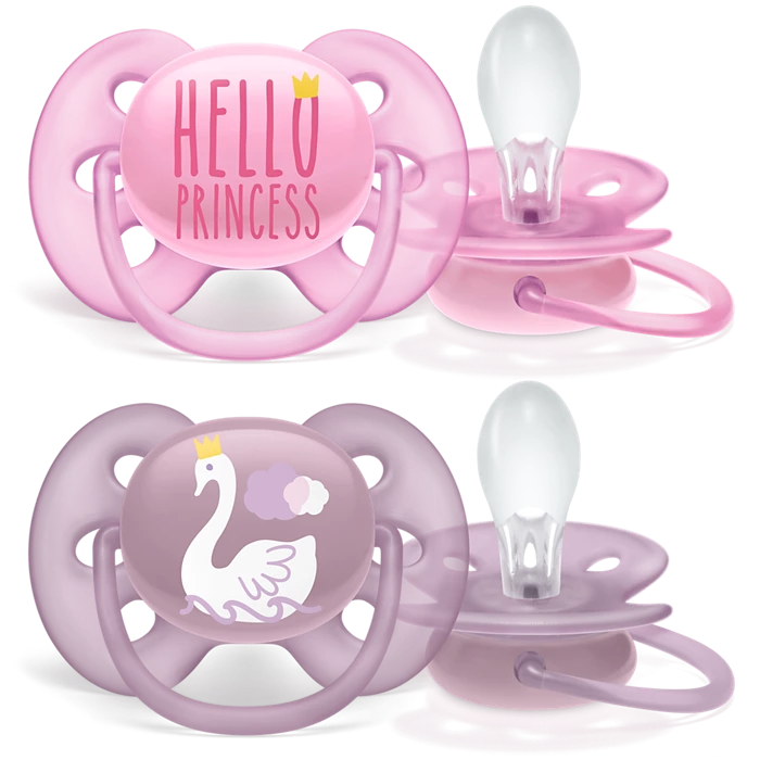 Philips Avent Ultra Air Pacifier Hello/Swan 6-18M