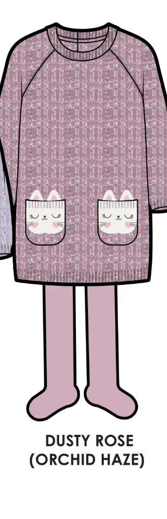 Mid Dress + Tight 2853/1853 - Dusty Rose