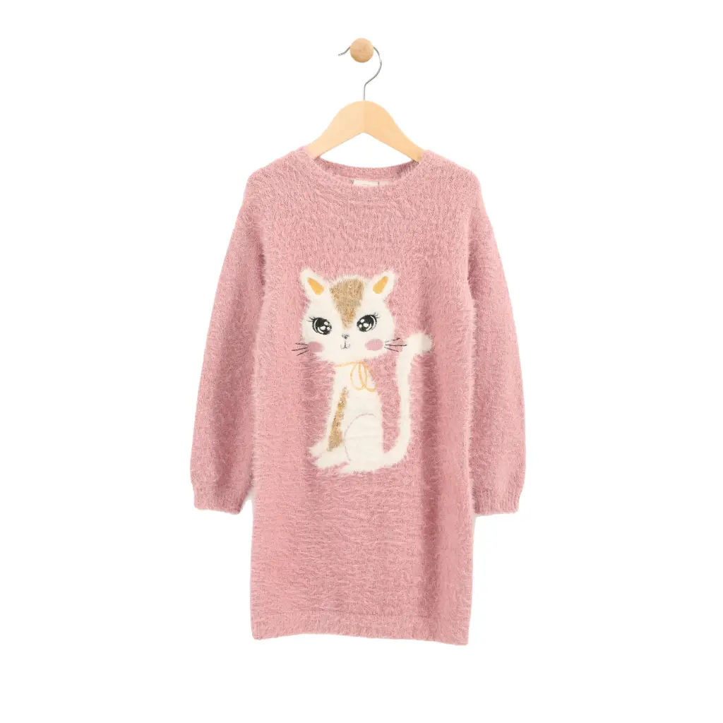 Mid Dress + Tight 2328/1328 - Blush Pink (3-6M)