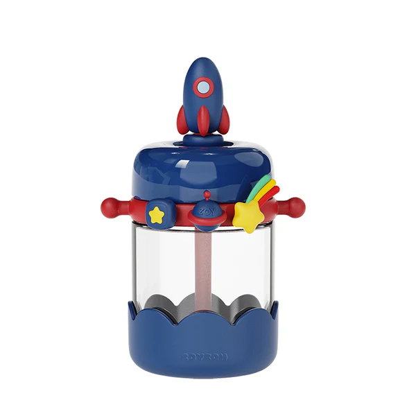 Zoy Zoii Tritan™ Drink Bottle 400ml - Space Rocket