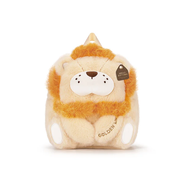 Zoy Zoii Plush Animal Kids Crossbody Bag - Lion
