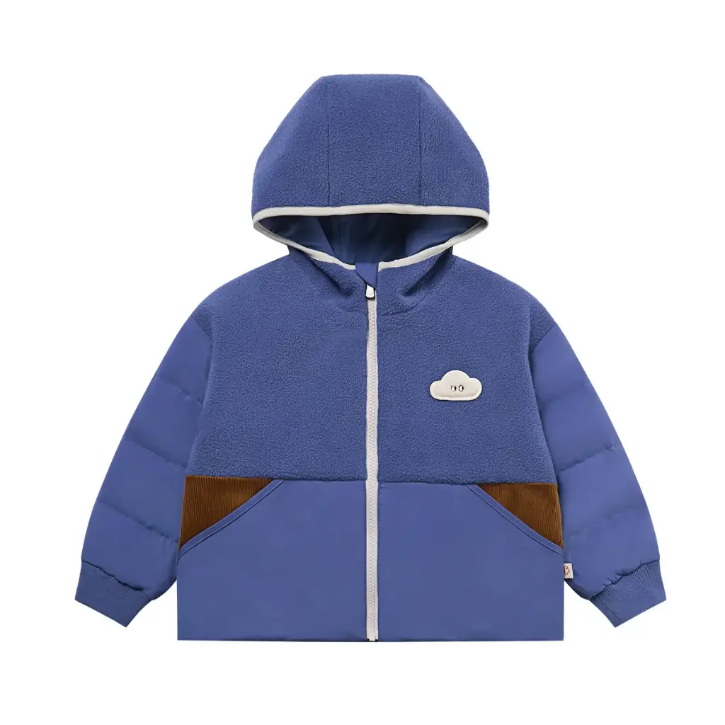 Nest Petite Revery Recycled Polyester Down Jacket - Deep Sea Blue