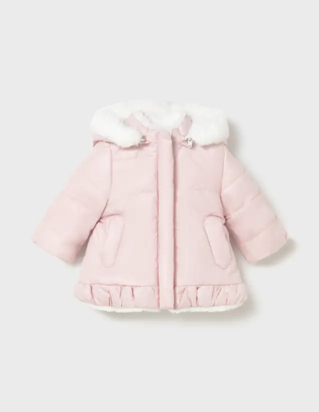 Mayoral  Reversible Coat  2404 - Baby Rose