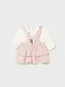 Mayoral  Dungaree Skirt 2801 - Baby Rose