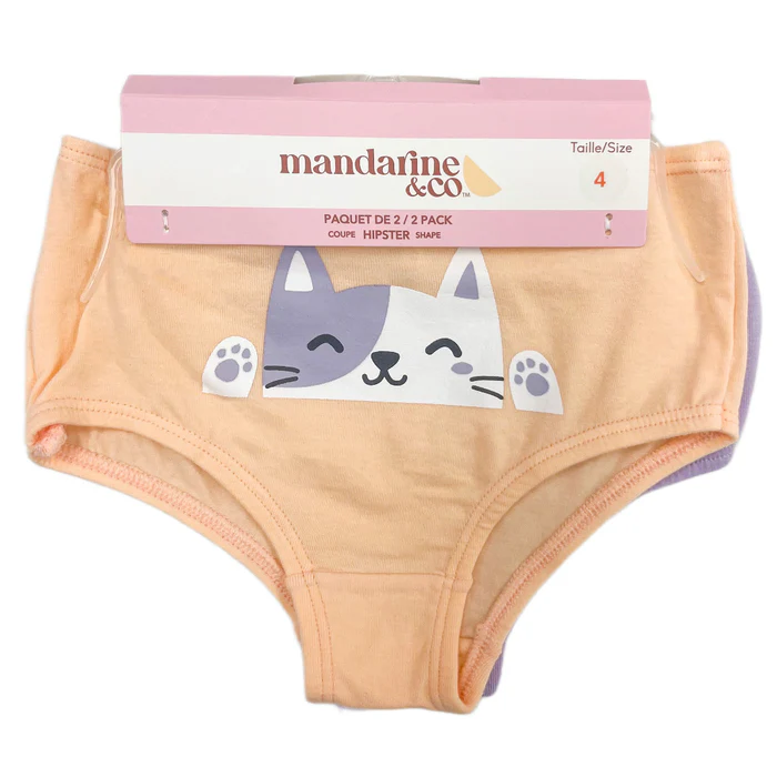 Mandarine & Co Underwear 5876 - Peach/Lilac (2Y)