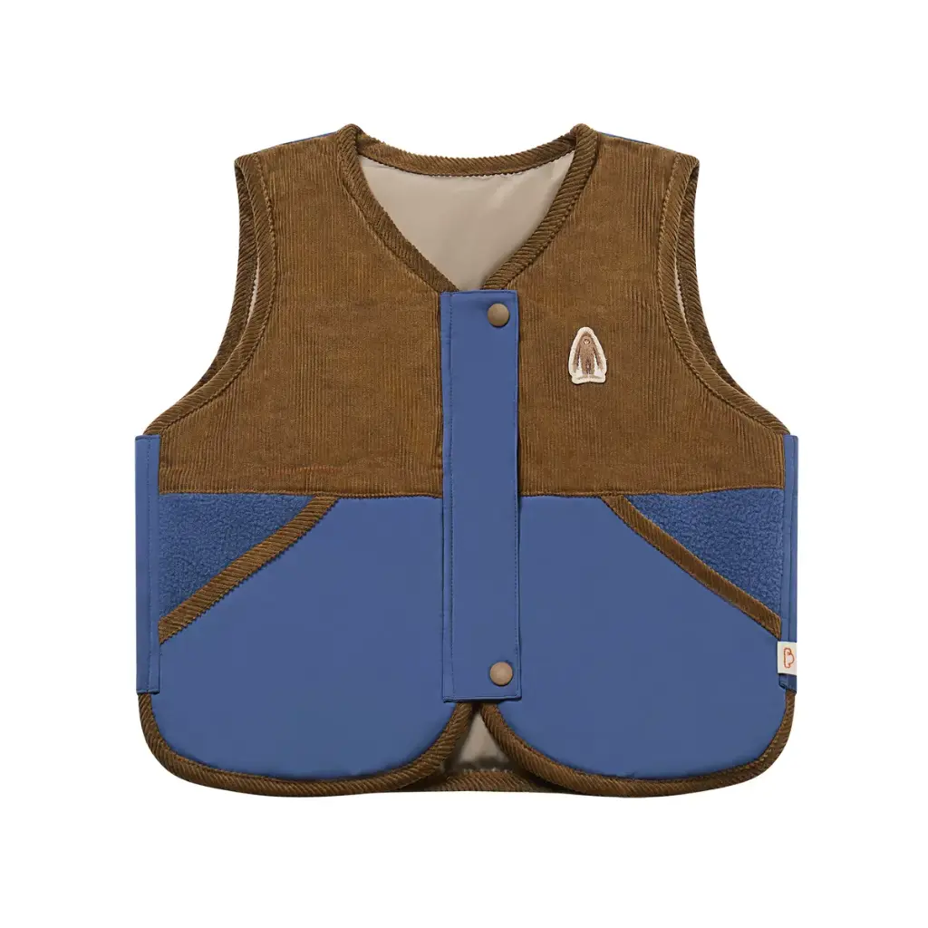Nest Petite Revery Recycled Polyester + Corduroy Down Vest
