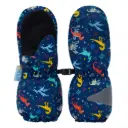 Jan & Jul Cozy-Dry Waterproof Rain Mittens - Space Dinos