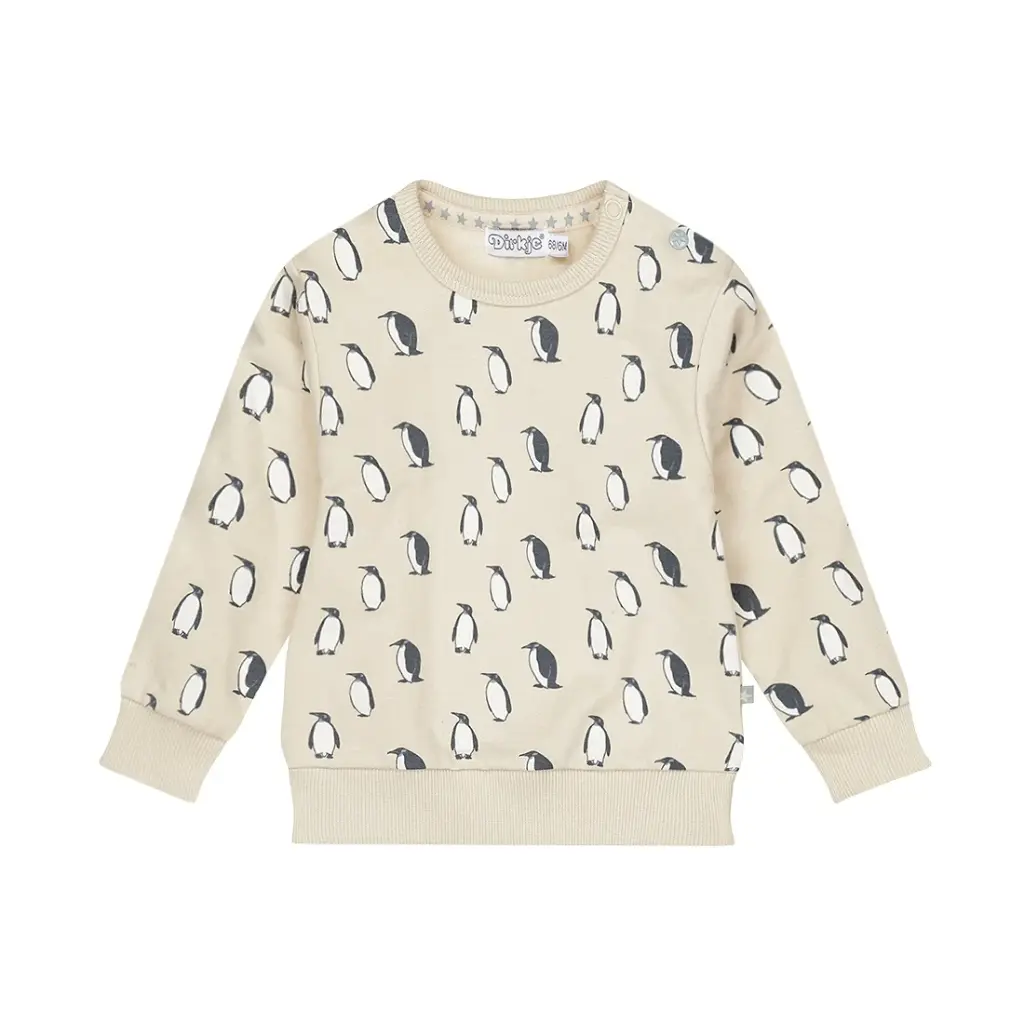 Dirkje Boys' Sweater Pebble Penguins