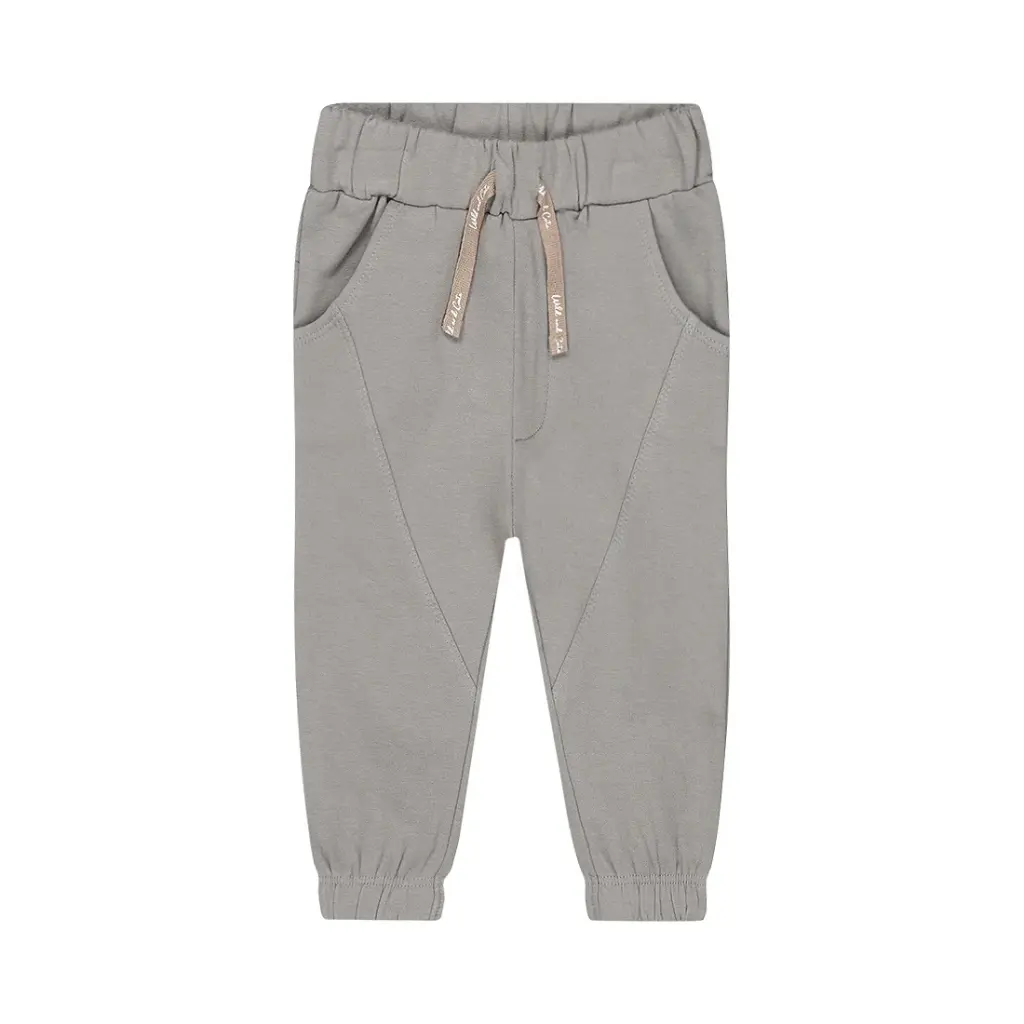 Dirkje Boys' Loose Fit Grey Jogging Bottoms With Side Seams